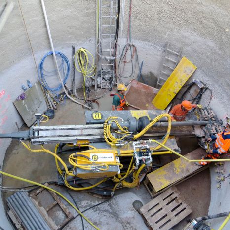 Grouting and drilling works