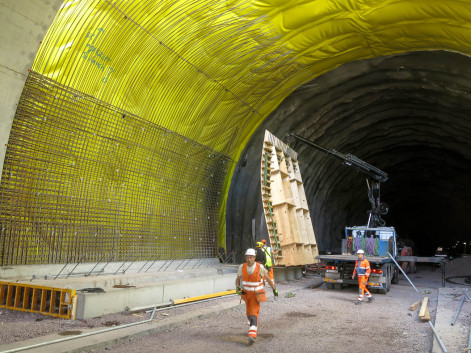 Snekkestad Railway Tunnel, Waterproofing and Grouting / Injection Works